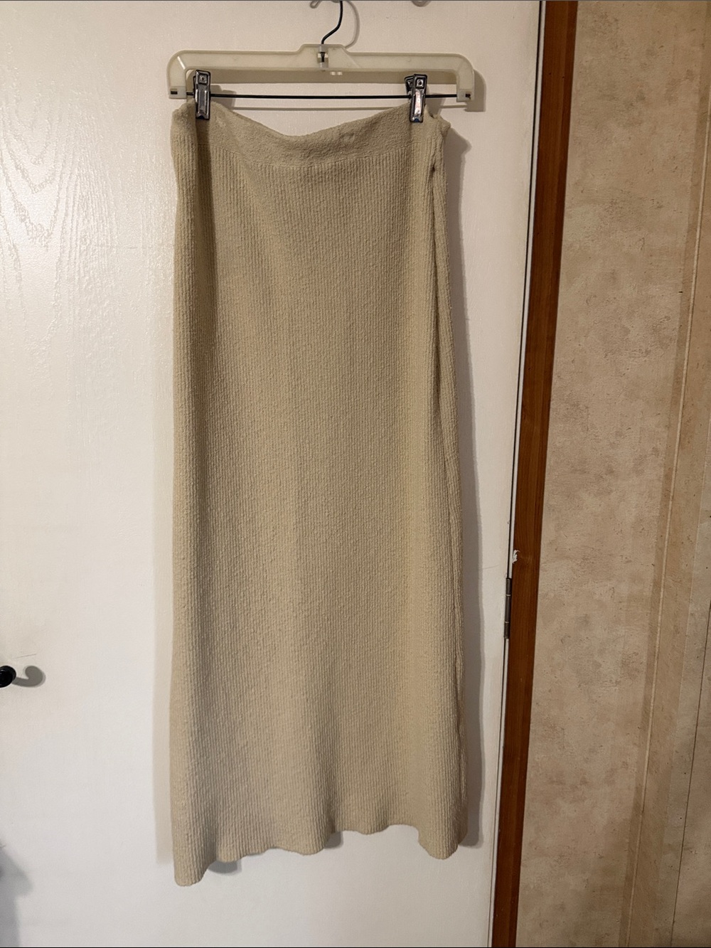 FP BEACH Cream Knit Maxi Skirt - Timeless Everyday Style